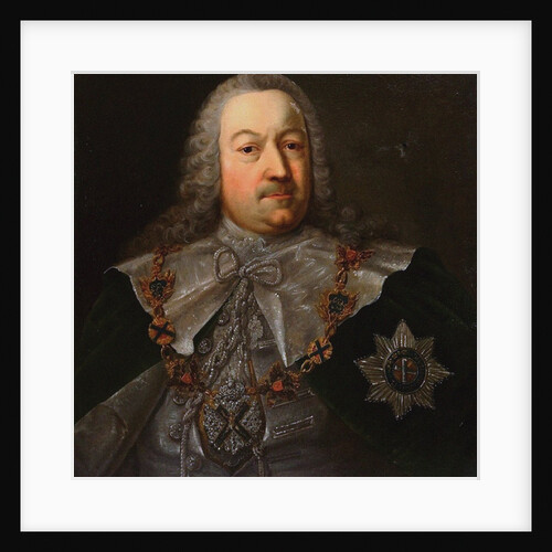 Portrait of Hermann Carl von Keyserlingk, Mid of the 18th century by Michael Christoph Hagelgans