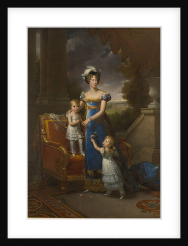 Duchesse de Berry with children Louise Marie Thérèse dArtois and Henri dArtois, 1822 by François Pascal Simon Gérard