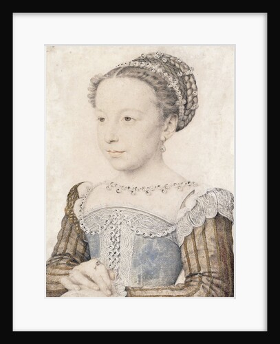 Portrait of Margaret of Valois, ca 1559 by François Clouet