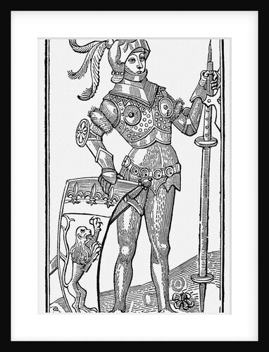 Bertrand du Guesclin (From Le Livre des faits de messire Bertrand du Guesclin), 1487 by Anonymous