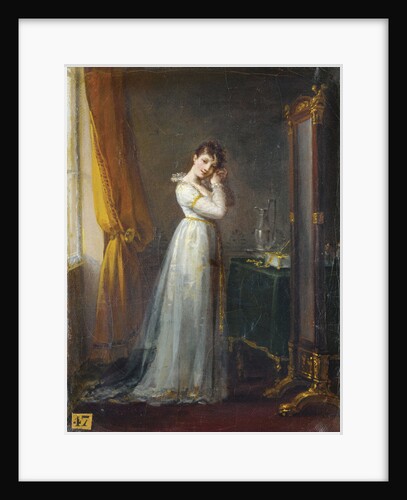 Woman trying on Earrings (Constance Mayer), ca 1806 by Pierre-Paul Prud'hon