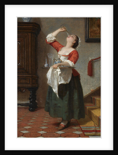 Das Naschkaetzchen, 1862 by Wilhelm August Amberg