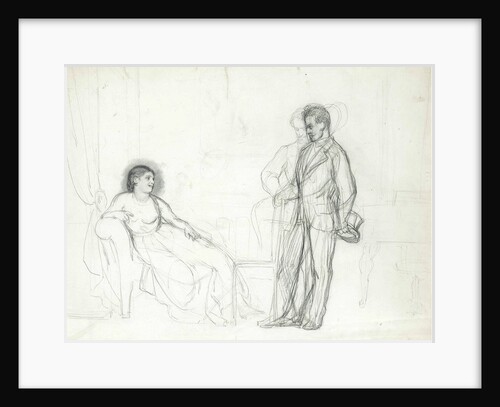 Adelina Patti as Violetta in the opera La traviata by Giuseppe Verdi, End 1860s-Early 1870s by Ilya Yefimovich Repin