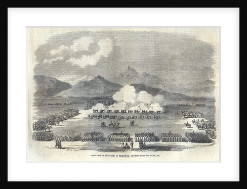 Blowing from guns in British India, 1857 by Anonymous