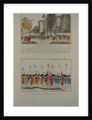 The demolition of the Bastille, July 14, 1789, 1789 by Anonymous