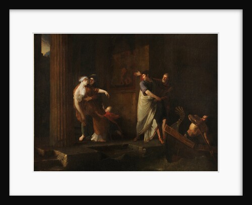 The farewell of Brutus and Portia, 1799 by Antoine Dubost