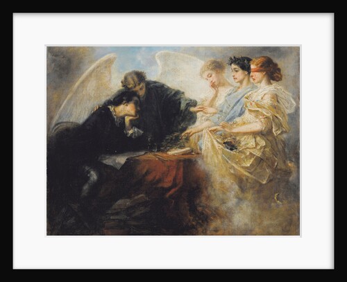 Young Man at the Crossroads, 1856 by Charles-Édouard de Beaumont