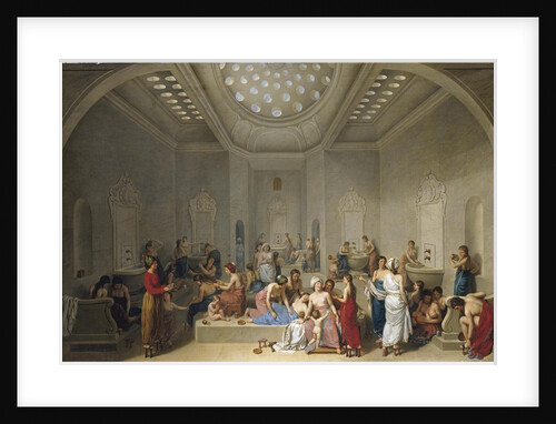 Turkish Bath (Hammam), 1785 by Jean-Jacques-François Le Barbier