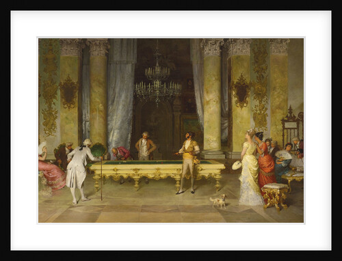 Game of Billiards by Francesco Beda