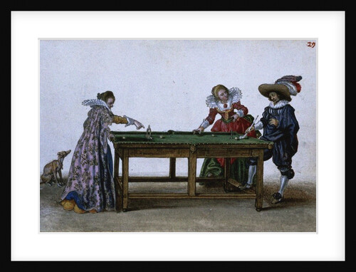 Game of Billiards, ca 1620-1625 by Adriaen Pietersz. van de Venne