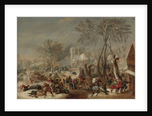 The Sack of a Village by Pieter Snayers