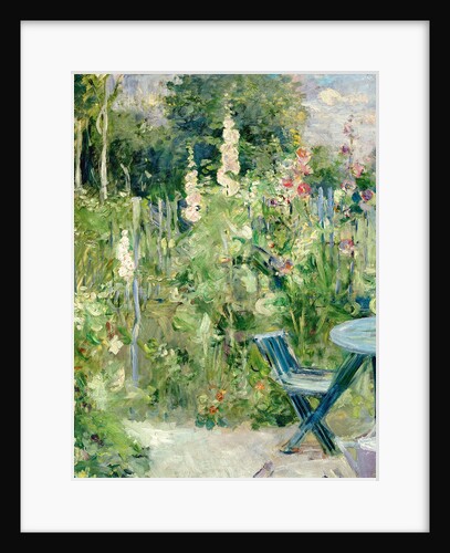 Hollyhocks (Roses trémières), 1884 by Berthe Morisot