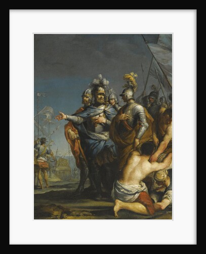 Saint Louis Departing For The Crusade by Antonio Gionima