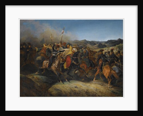 A scene from the Russo-Turkish War by Horace Vernet