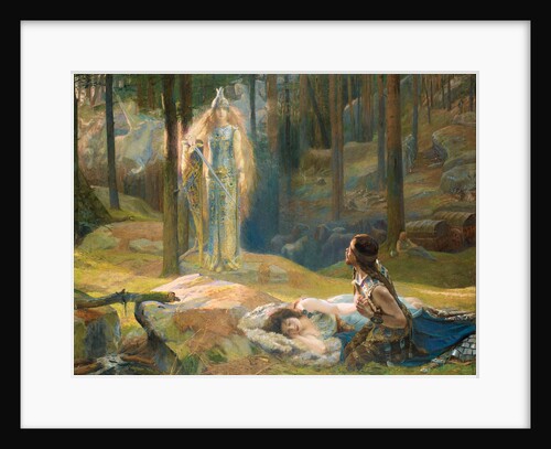 The Revelation. Brunhilde Seeing Siegmund And Sieglinde, 1893 by Gaston Bussière