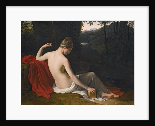 Pandora Reclining in a Wooded Landscape by Louis Hersent