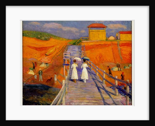 Cape Cod Pier, 1908 by William James Glackens