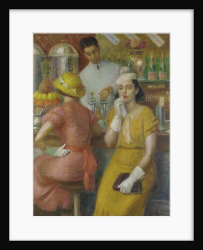 The Soda Fountain, 1935 by William James Glackens