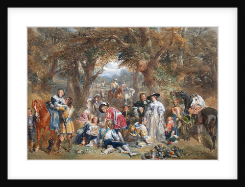 Fête champêtre in the time of Charles II, 1852 by John Frederick Tayler