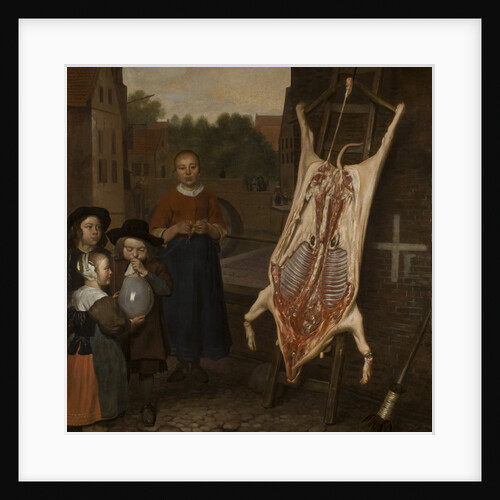 Slaughtered pig, 1670 by Oever Ten Oever