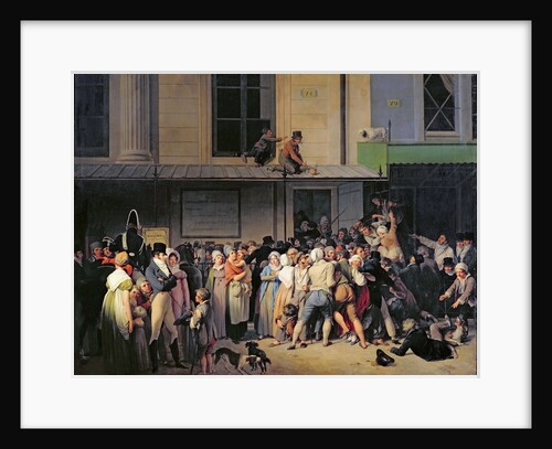 The Entrance to the Théâtre de l?Ambigu-Comique before a Free Performance, 1819 by Louis-Léopold Boilly
