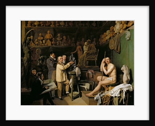 The Studio of Jean Antoine Houdon, after 1803 by Louis-Léopold Boilly