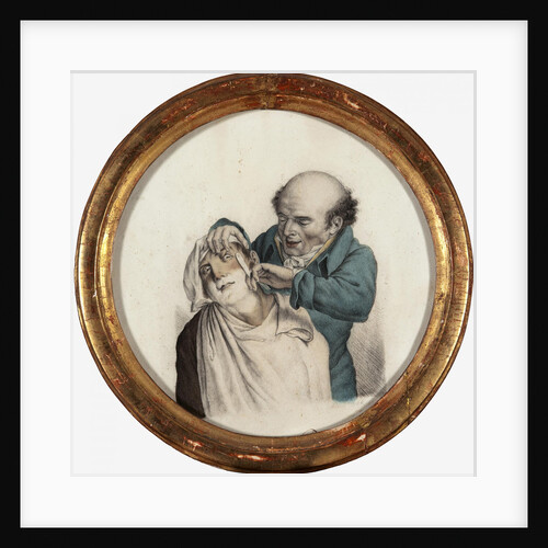 Skilful barber, 1823 by Louis-Léopold Boilly