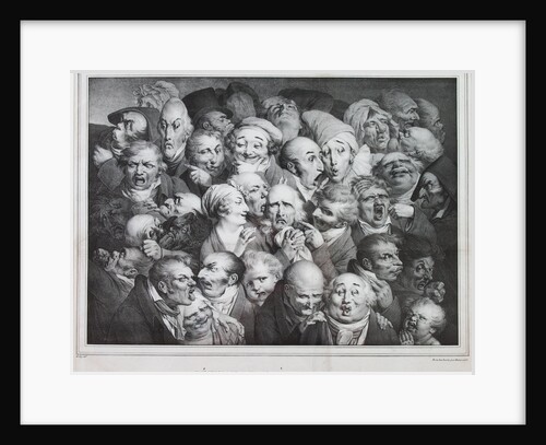 Group of Thirty-Five Heads, 1825 by Louis-Léopold Boilly