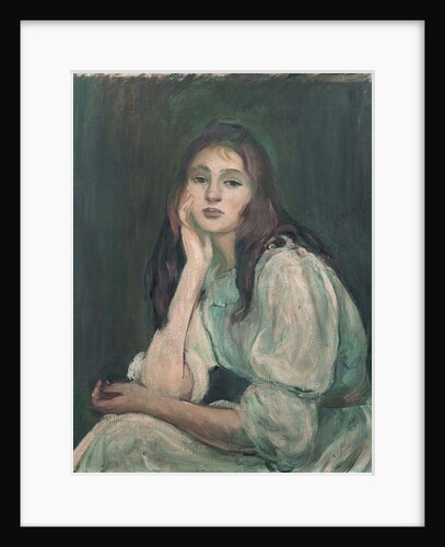 Julie Daydreaming (Julie rêveuse), 1894 by Berthe Morisot