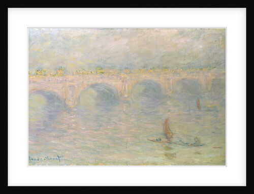 Waterloo Bridge, Sunlight Effect, 1899-1901 by Claude Monet