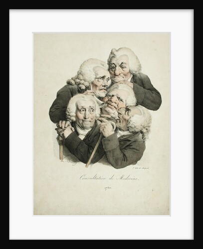 Consultation of Doctors, 1823 by Louis-Léopold Boilly