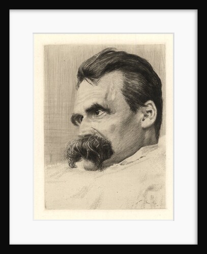 Portrait of Friederich Nietzsche, 1899-1900 by Hans Olde