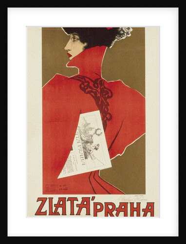 Zlata Praha, 1898 by Václav Oliva