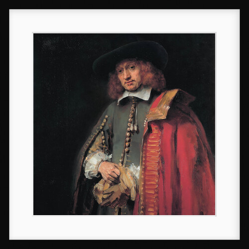 Portrait of Jan Six, ca 1654 by Rembrandt van Rhijn