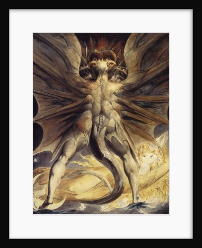 The Red Dragon and the Woman Clothed in Sun, ca 1802-1805 by William Blake