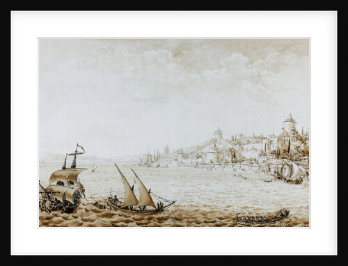 View of the Rumeli Hisari, 1777 by Jan Chrystian Kamsetzer