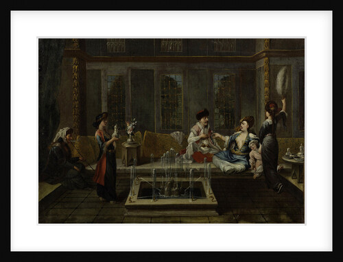 The Conversation, First half of the 18th century by Jean-Baptiste Vanmour
