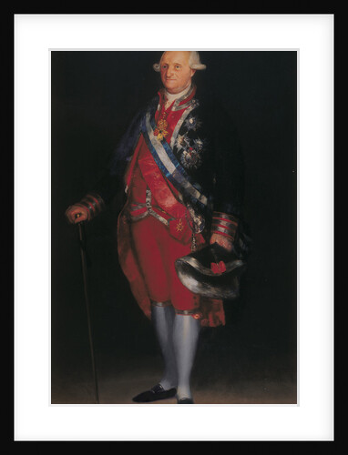 Charles IV in the Uniform of Colonel of the Guardias de Corps, 1800 by Francisco de Goya