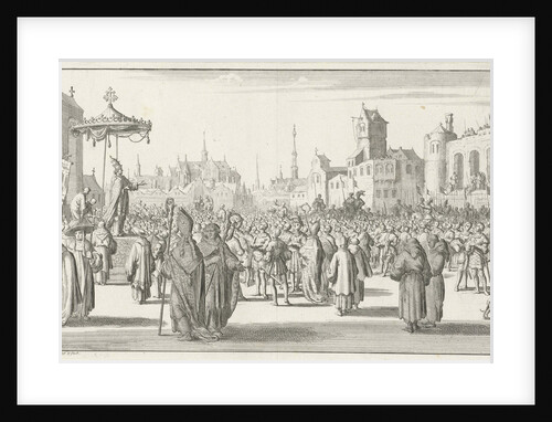 Pope Urban II preaches the First Crusade, 1683 by Timotheus Ten Hoorn
