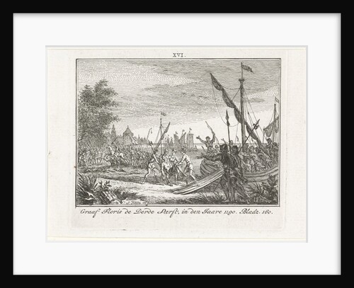 The Death of Floris III of Holland at Antioch, 1784 by Simon Fokke