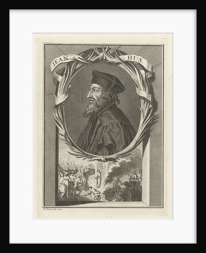 Portrait of John Hus, 1712 by Bernard Picart