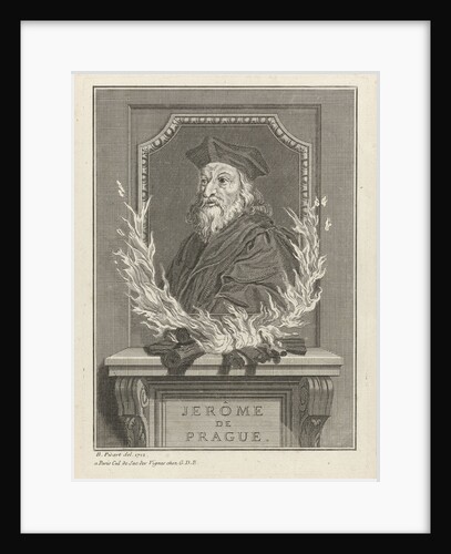 Portrait of Jerome of Prague, 1712 by Bernard Picart