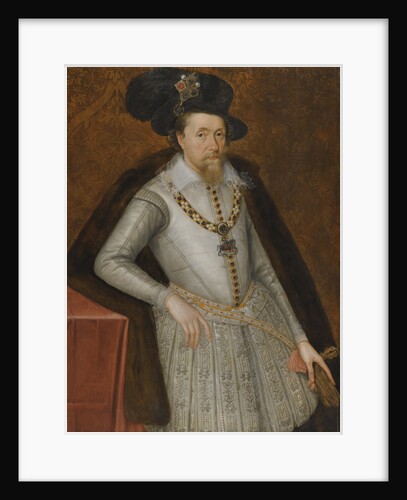 Portrait of King James I of England, Early 17th century by John De Critz the Elder