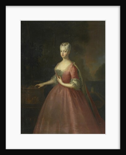 Portrait of Princess Friederike Luise of Prussia, Margravine of Brandenburg-Ansbach by Antoine Pesne School