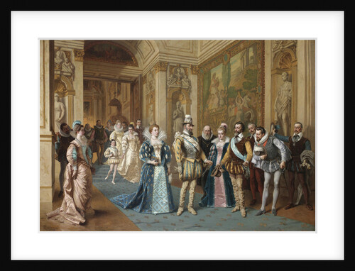 Henry IV and Marie de Médicis by Wladyslaw Bakalowicz