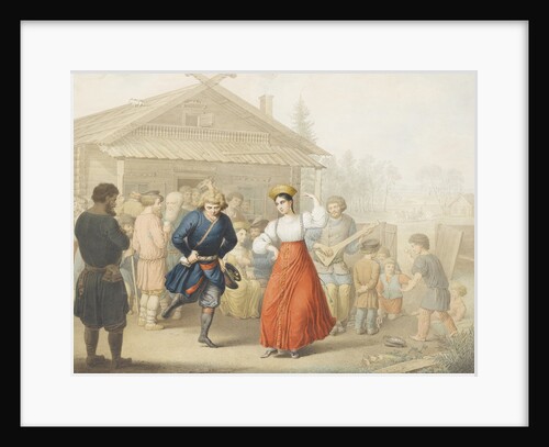 Merry-making Outside a Tavern by Georg Emanuel Opiz