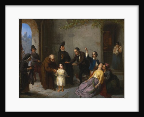 The Kidnapping of Edgardo Mortara, 1862 by Moritz Daniel Oppenheim