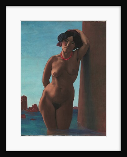 Baigneuse au rocher rouge, 1908 by Felix Edouard Vallotton