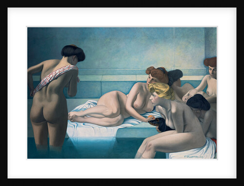 The Turkish Bath by Felix Edouard Vallotton