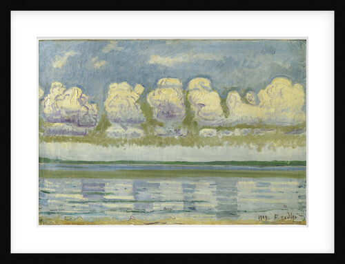 Lake Geneva with the Swiss Jura, 1909 by Ferdinand Hodler